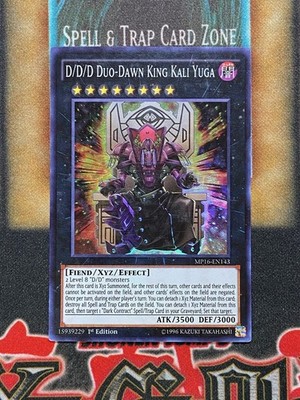 Yugioh D/D/D Duo-Dawn King Kali Yuga MP16-EN143 Super Rare 1st Ed LP