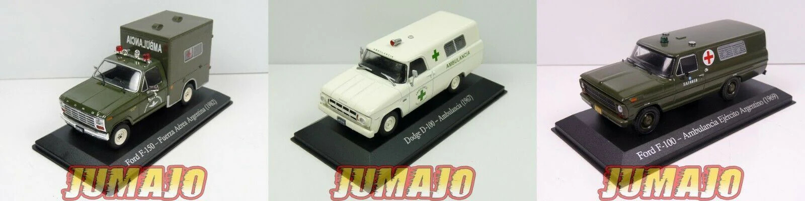 Miniatures 1/43 Salvat Ambulance lot nostalgie des véhicules Croix-Rouge Ford Dodge