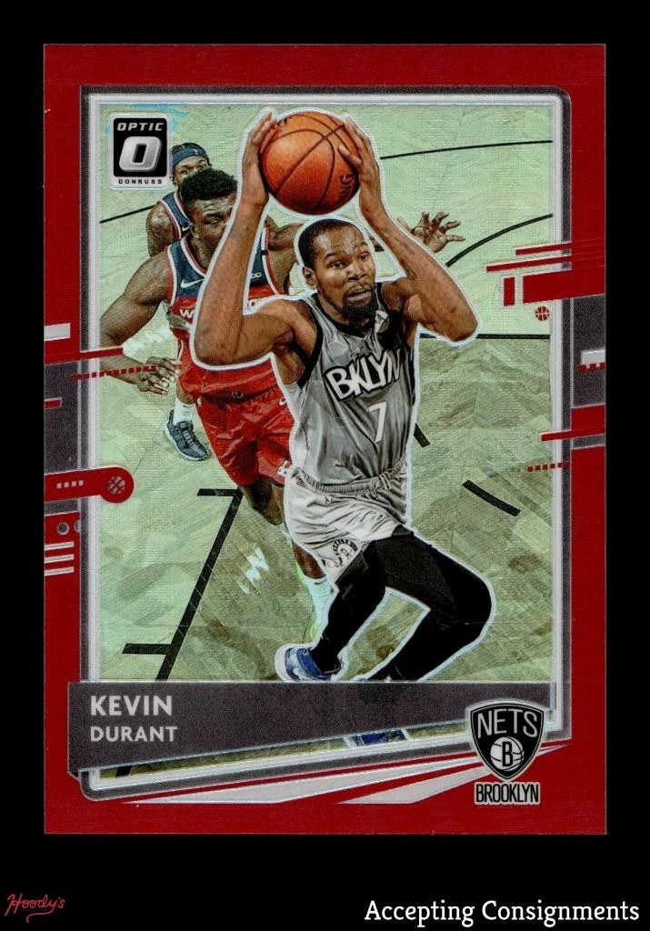2020-21 Donruss Optic Red #136 Kevin Durant 45/99 Nets