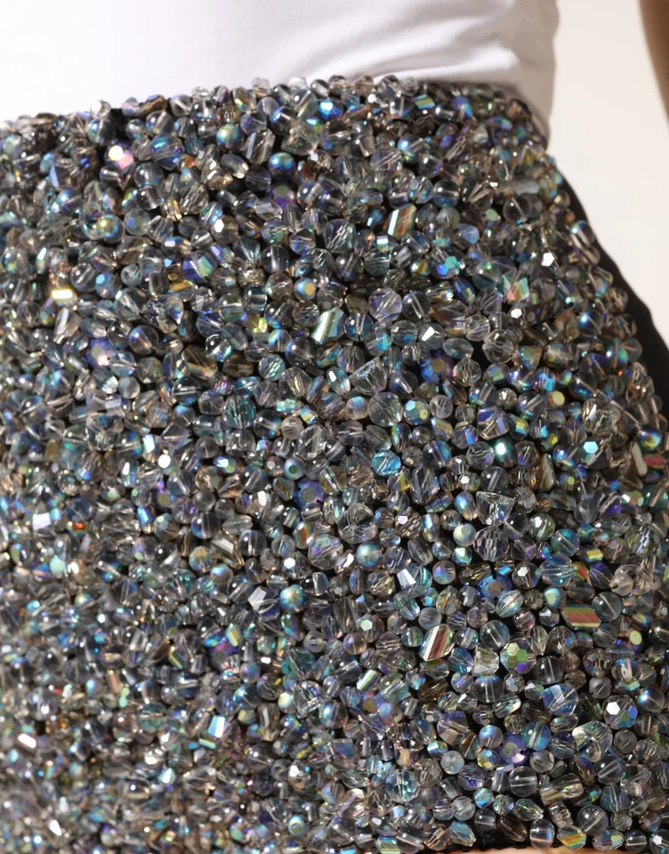 Pantalones Cortos DOLCE & GABBANA Multicolor Embellecidos Cintura Alta Caliente IT40/US6/S Foto 4 de 4