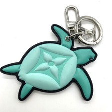 Louis Vuitton Keychain Monogram Porte Cl s LV Turtle Bag Charm Green MP2977