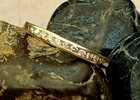 "VINTAGE" 14K-P YELLOW GOLD DIAMOND RING (APPZ. SIZE 5.5) (13 DIAMONDS) — photo 1