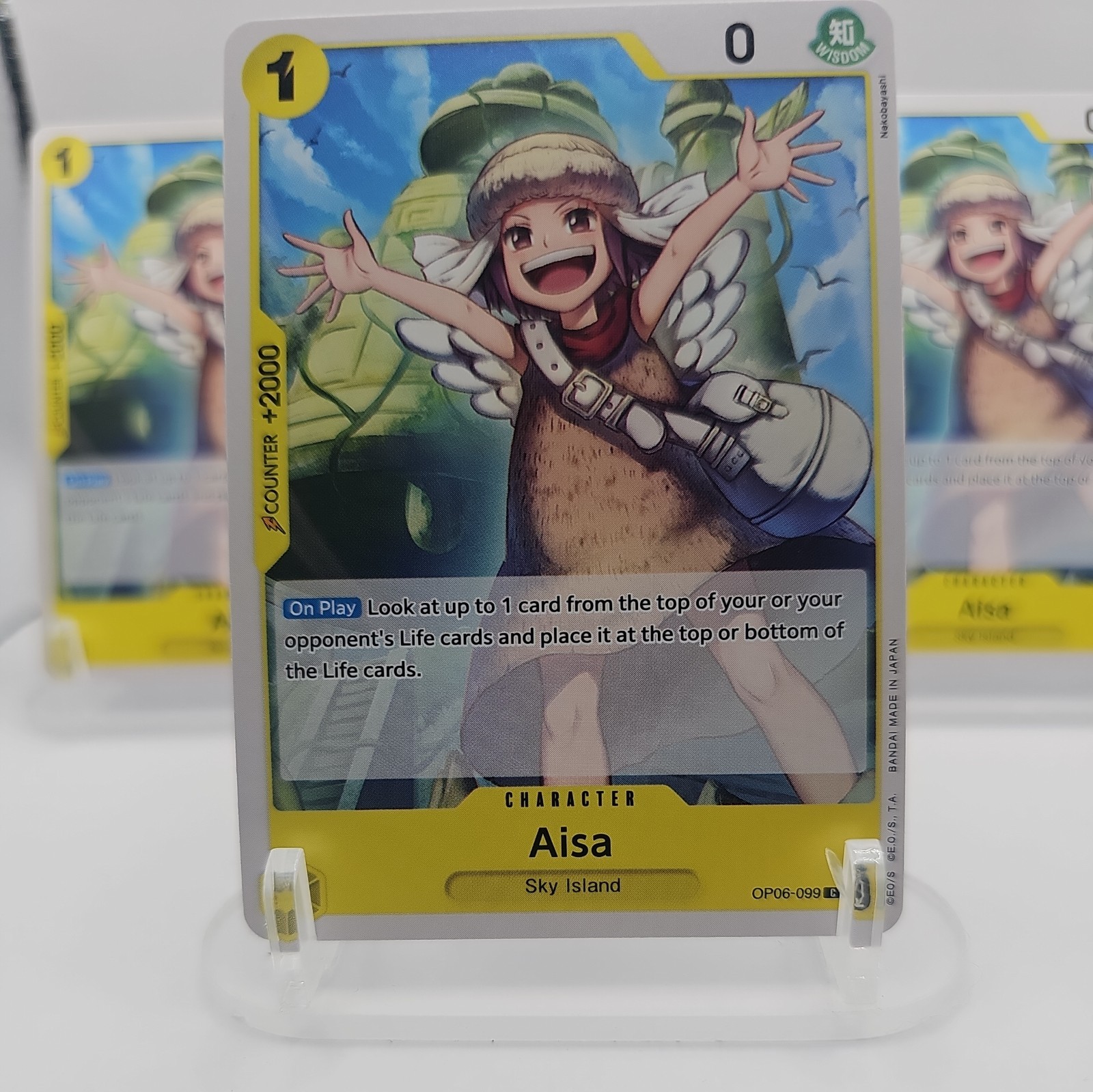 Aisa Playset - OP06-099 x4 - Wings of the Captain - One Piece TCG - English