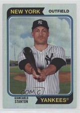 2020 Topps Archives 1974 Topps Silver Foil Giancarlo Stanton #199 08js
