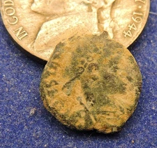 Ancient Roman Bronze Coin Unknown Emporer #3
