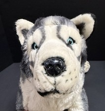 Best Made Toys Husky Plush Puppy Dog Large Realistic Stuffed Animal 28" L HOLE