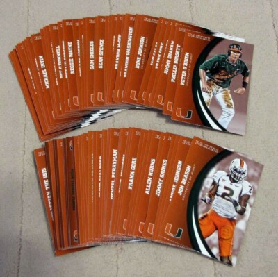 2015 University of Miami Team Collegiate Collection (Pick Choose Complete)