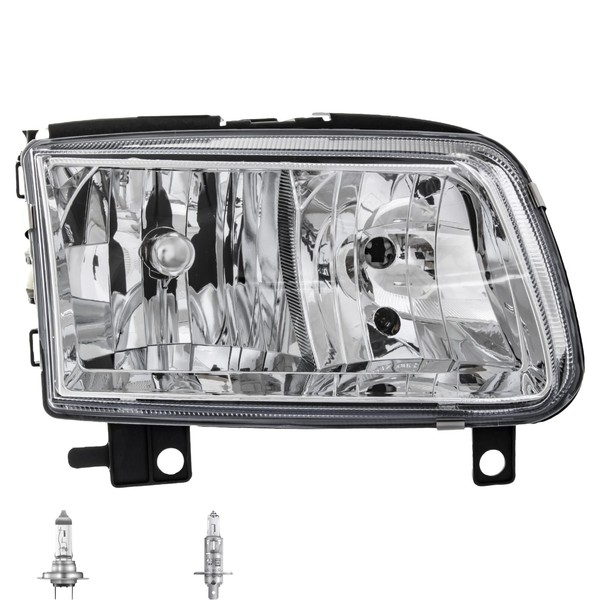 Scheinwerfer Frontscheinwerfer Rechts H1/H7 FüR VW Polo 6N2 Inkl. Osram Lampen-image