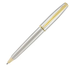 Monteverde Aldo Domani Brushed Steel Ballpoint Pen, New in Box