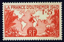 FRANCE OUTREMER    TIMBRE NEUF N° 453 **  MNH 1940    B4