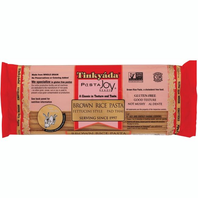 Паста с коричневым рисом Tinkyada в стиле феттучини, 14 унций, упаковка