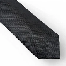 Alfani Men's Renoux Solid Texture Tie Formal Necktie Slim 2 3/4" Black $55
