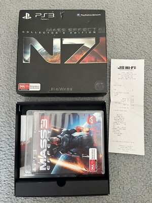 Mass Effect 3 N7 Collector's Edition PS3 VGC PAL PlayStation 3 Game Sony Disc
