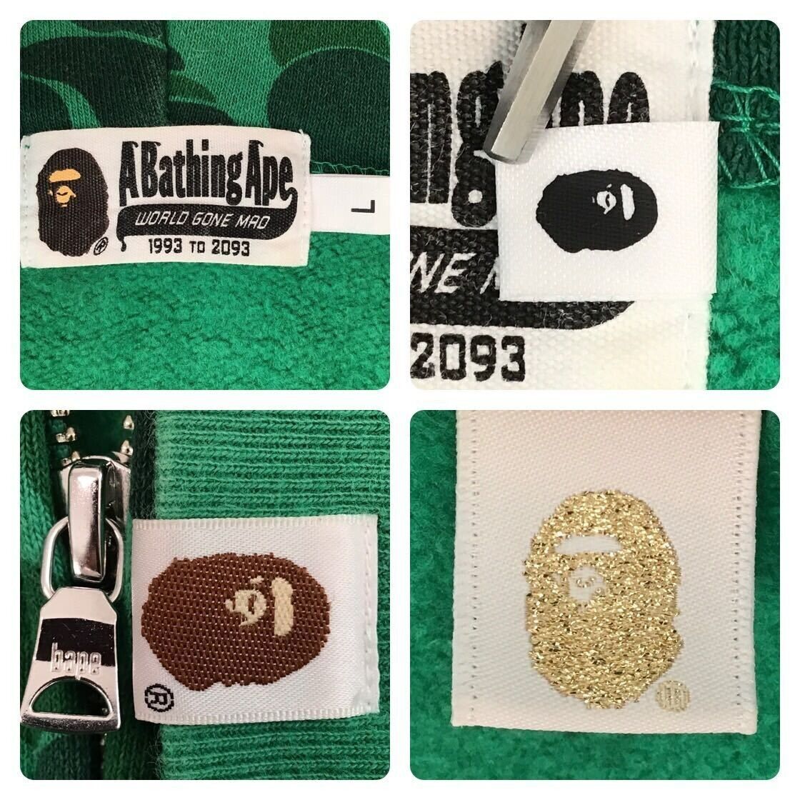 BAPE Shibuya city camo shark full zip hoodie Green A Bathing BAPE Shibuya city camo shark full zip hoodie Green A Bathing