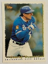 1995 Topps Cyber Stats #190 Gary Gaetti Kansas City Royals