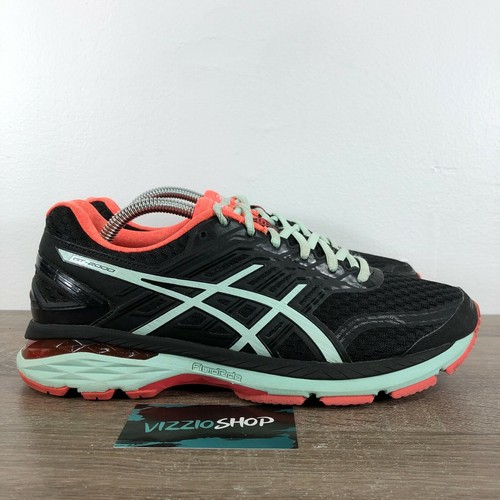Asics GT-2000 5 Teal Black Coral Running Shoes Women's 10.5 T757N | eBay