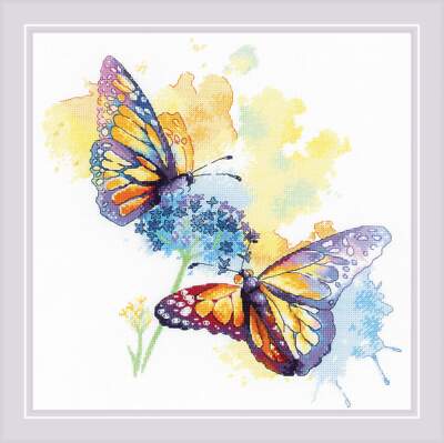 Riolis Counted Cross Stitch Kit Colorful Flight R1941