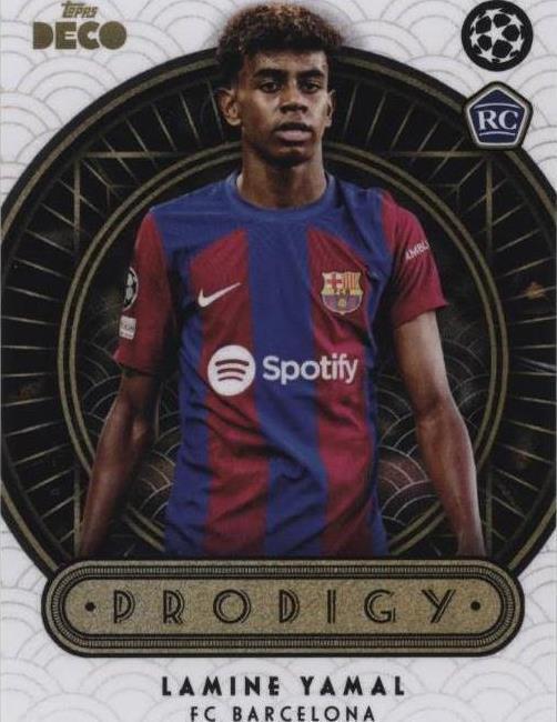 LAMINE YAMAL 2024 Topps Chrome UEFA UCC Champions Rookie RC Wonderkids