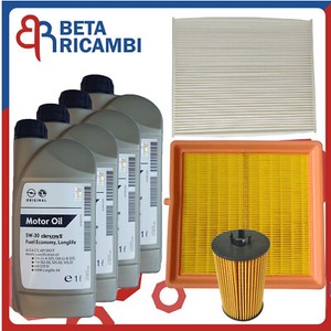 Kit Tagliando Opel Corsa D 1.2 1.0 1.4 Benzina GPL 03/2007 4L GM 5W30 Add. E