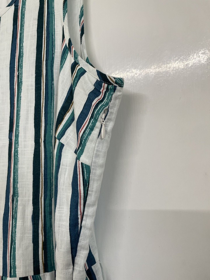 Seasalt Cornwall Organic Cotton Size 16 Tall Stripe Maxi Dress eBay