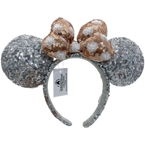 Disney- Parks Princess Mickey Magical Bow Minnie Mouse Ears Bow Sequins Headband - Picture 104 of 206