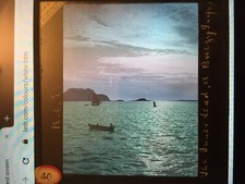Magic Lantern Slide. A Breezy Day. The Inner Head. Unknown location.