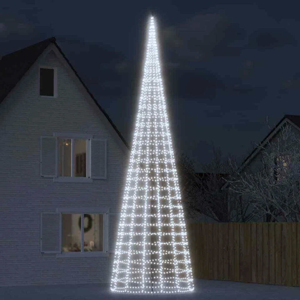 LED Weihnachtsbaum mit Erdspießen Lichterbaum Christbaum Tannenbaum Innen Außen - Bild 4 von 4