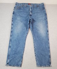 Vintage Wrangler Jeans 3K Relaxed Size Tag 44X32 Fits 42X32 31MWZGK Blue Denim