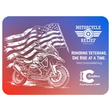 BrakeCrafters "Motorcycle Relief Project" Sticker
