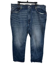 Levis 559 Mens Relaxed Straight Jeans 44 x 29 Medium Wash 98% Cotton