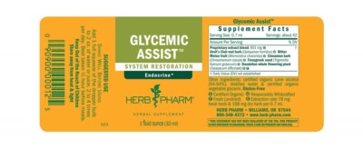 Herb Pharm Glycemic Assist 1 oz Liquid FREE SHIPPING