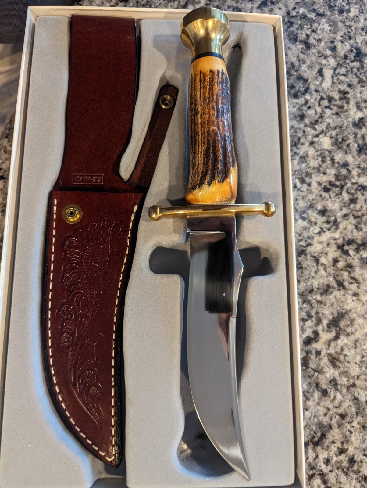 Vintage Case XX Kodiak Stag Knife 18891989 100th Anniversary Mint Rare