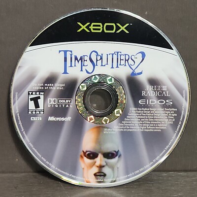 Time Splitters TimeSplitters 2 (XBOX) Game Disc
