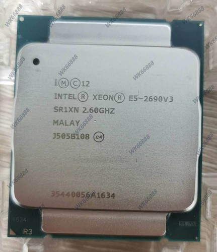 Intel Xeon E5-2690 V3 12-core 2.6Ghz 30MB SR1XN LGA2011-3 135W CPU processor - 第 1/1 張圖片