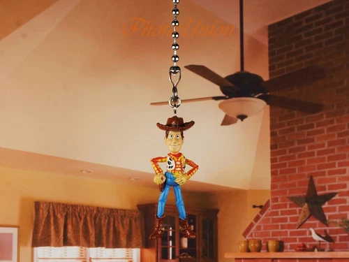Toy Story Woody Ceiling Fan Pull Light Lamp Chain Decor N26