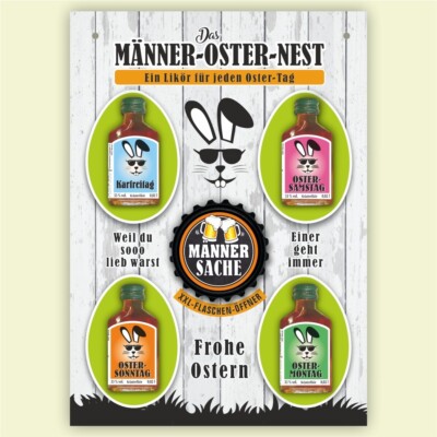 Männer Osterkalender für Erwachsene lustiges Ostergeschenk, Geschenk zu Ostern
