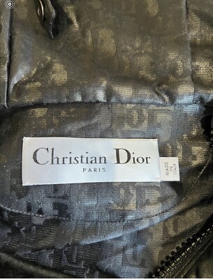 New Christian Dior Women's Jacket Anorak Black Technical New Christian Dior Women's Jacket Anorak Black Technical