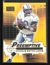 2000 SkyBox Preemptive Strike #13 P Charlie Batch Detroit Lions