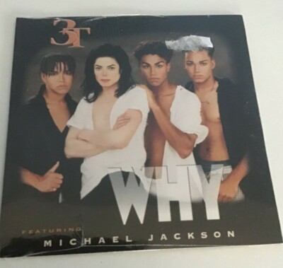 New Michael Jackson Original Why 3T Cardboard Paper 2 Track CD Sealed