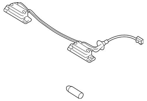 Conjunto de lámpara de licencia para Hyundai (N/P 92501-2S000)