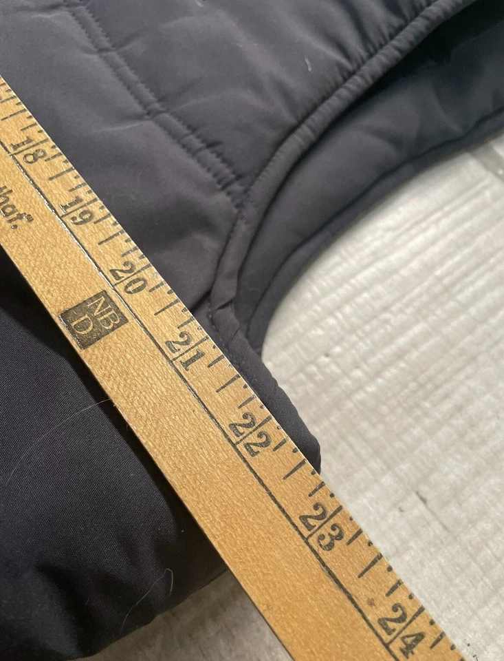 Field & Stream Mens Size M Heavyweight Insulated Black Puffer Vest Full Zipper - Image 2 of 4