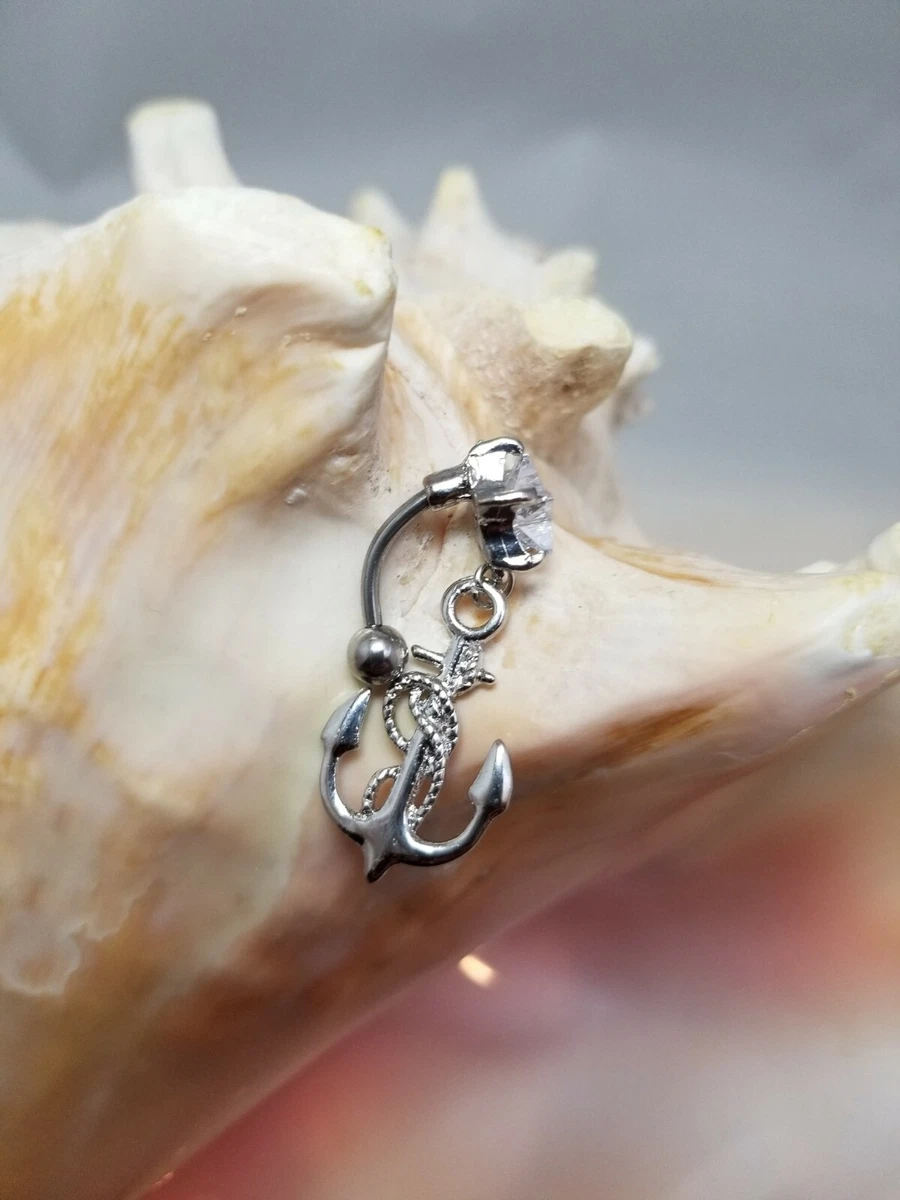 Reverse top deals down belly rings