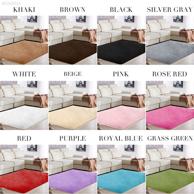 40x50cm Rug Anti Skid Shaggy Area Rug Home Dining Living Room