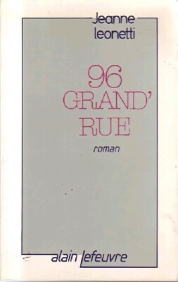 96 Grand'Rue - Jeanne Leonetti - V120092