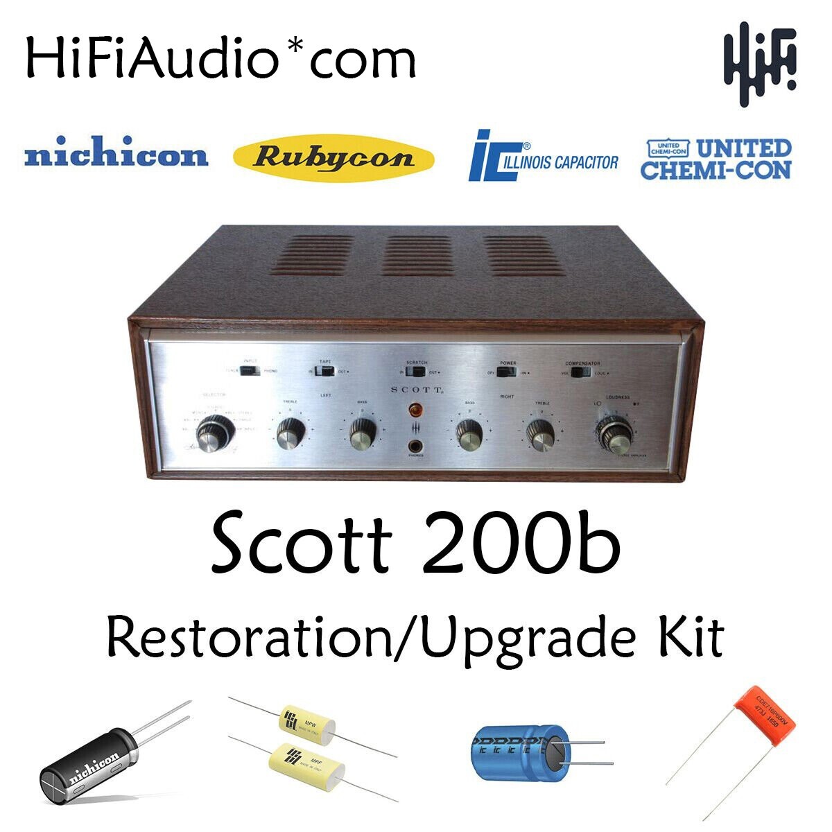 Scott 200B vintage audio equipment - eBay listing photo 2