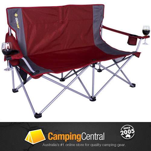 oztrail cosmos folding double chair