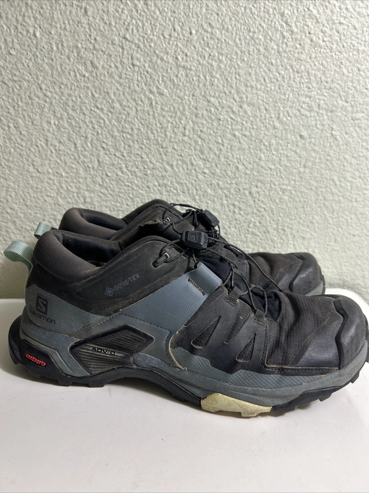 Scarpe Salomon X Ultra 4 Gtx Goretex donna taglia 9 412896 nere tempestose difettose