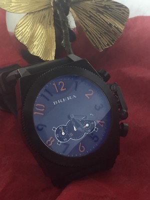 BRERA OROLOGI Tachymeter シルバー/ブラック BRERA MILANO SUPERSPORTIVO TONNEAU QUARTZ CHRONOGRAPH