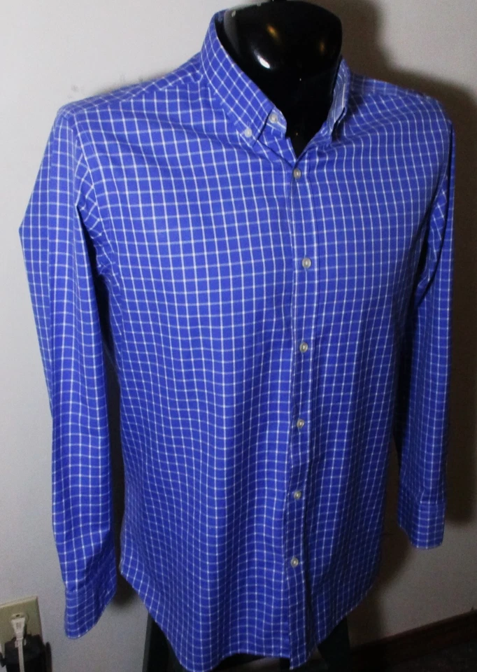 Camisa Oxford Stye azul manga larga Massimo Dutti para hombre talla L Foto 3 de 4