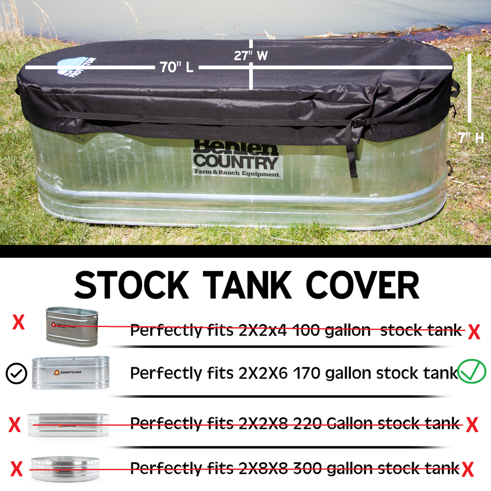 2X2X6 Galvanized Stock Tank Cover Ice Water Therapy Ice Bath Cover